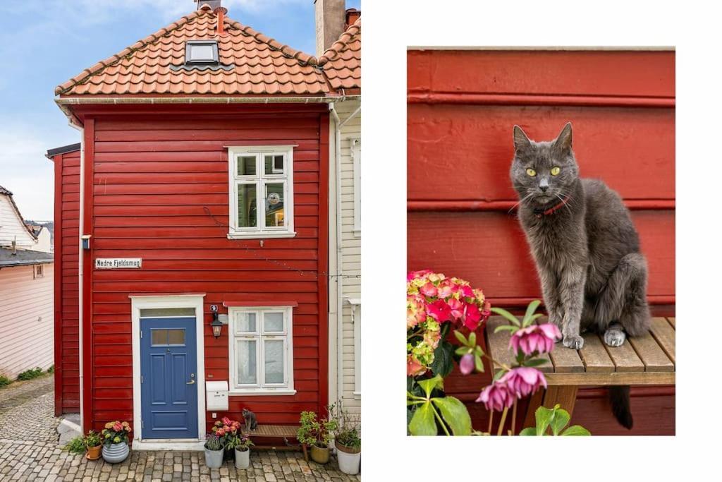 Det Lille Rode Huset Ved Floibanen Villa Bergen Eksteriør bilde